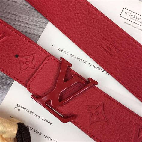 red and gold louis vuitton belt|all red louis vuitton belt.